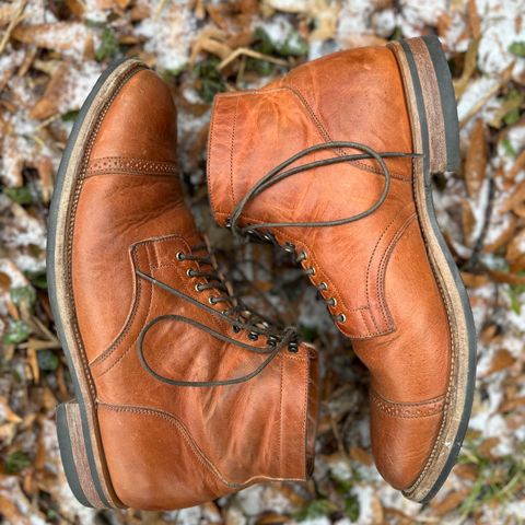 View photo of Viberg Service Boot BCT in Horween Natural Dublin