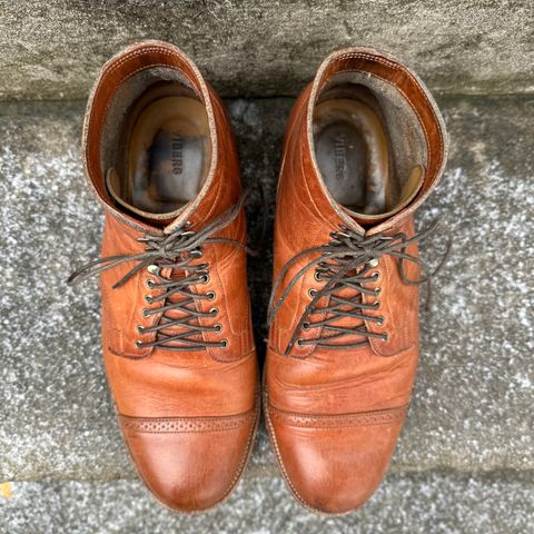 View photo of Viberg Service Boot BCT in Horween Natural Dublin