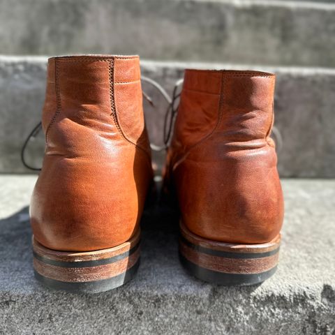 View photo of Viberg Service Boot BCT in Horween Natural Dublin