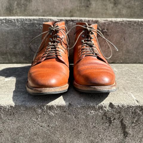 View photo of Viberg Service Boot BCT in Horween Natural Dublin