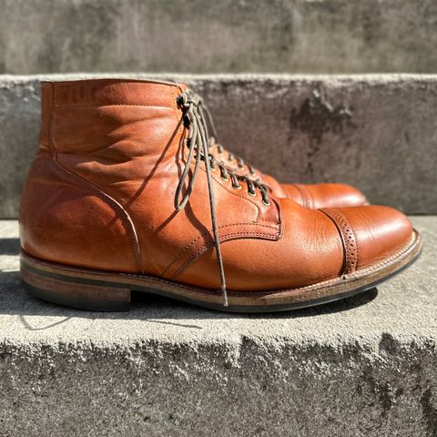 View photo of Viberg Service Boot BCT in Horween Natural Dublin