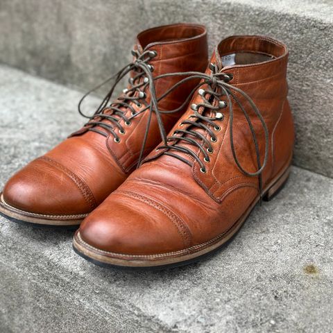 View photo of Viberg Service Boot BCT in Horween Natural Dublin