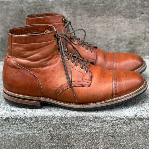 View photo of Viberg Service Boot BCT in Horween Natural Dublin