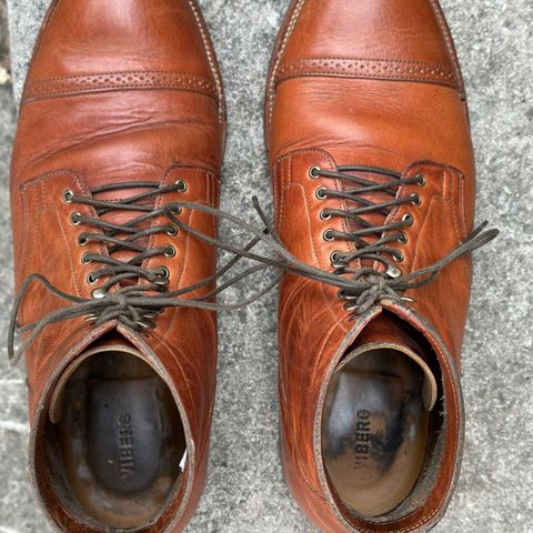 View photo of Viberg Service Boot BCT in Horween Natural Dublin