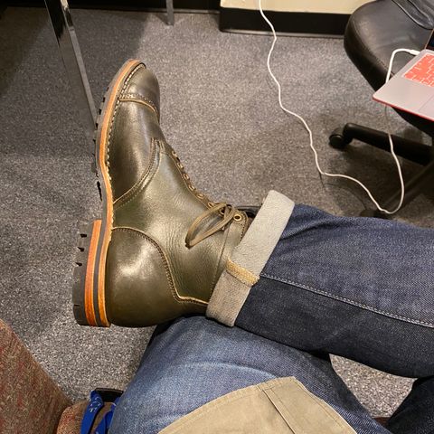 View photo of Viberg Service Boot BCT in Unlisted Leather