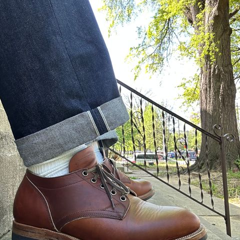 Search result thumbnail of Viberg 145 Oxford in Horween Saddle Tan Chromepak