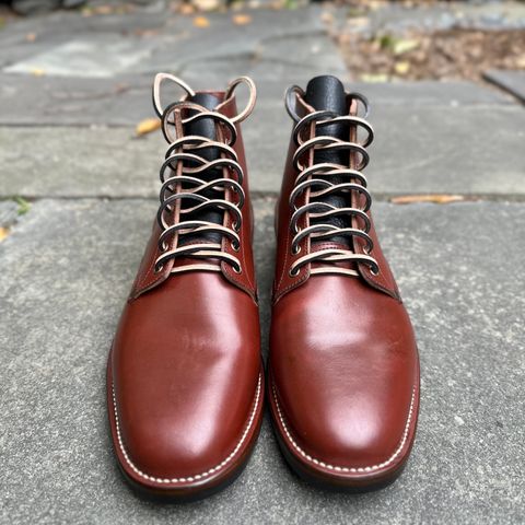 NF Bootmaker Milton Boot in Horween Tan Workshoe Butt