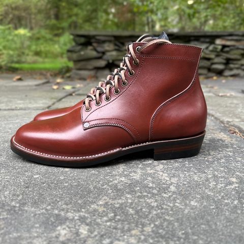 NF Bootmaker Milton Boot in Horween Tan Workshoe Butt