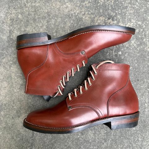 NF Bootmaker Milton Boot in Horween Tan Workshoe Butt