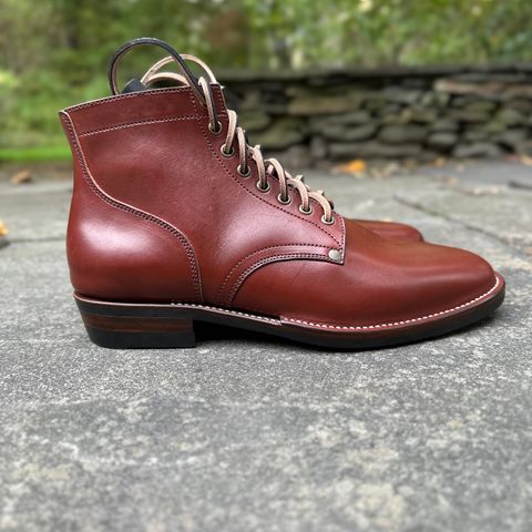 NF Bootmaker Milton Boot in Horween Tan Workshoe Butt