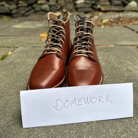 NF Bootmaker Milton Boot in Horween Tan Workshoe Butt