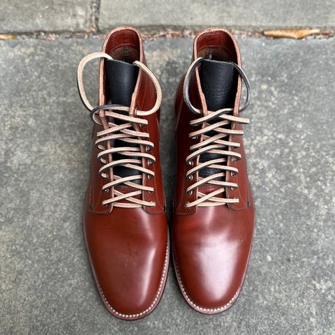 NF Bootmaker Milton Boot in Horween Tan Workshoe Butt