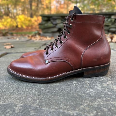NF Bootmaker Milton Boot in Horween Tan Workshoe Butt