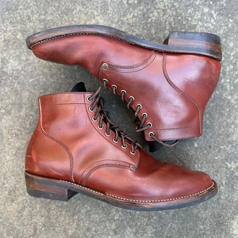 NF Bootmaker Milton Boot in Horween Tan Workshoe Butt