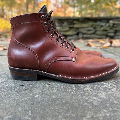 NF Bootmaker Milton Boot in Horween Tan Workshoe Butt