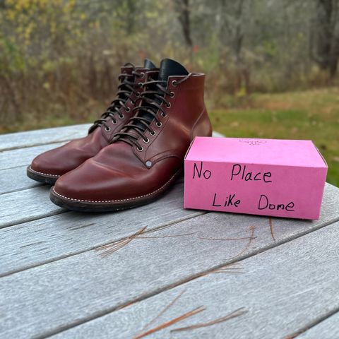 NF Bootmaker Milton Boot in Horween Tan Workshoe Butt