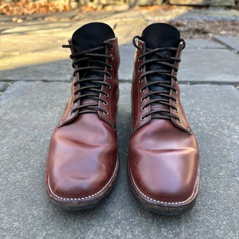 NF Bootmaker Milton Boot in Horween Tan Workshoe Butt