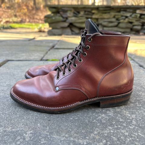 NF Bootmaker Milton Boot in Horween Tan Workshoe Butt