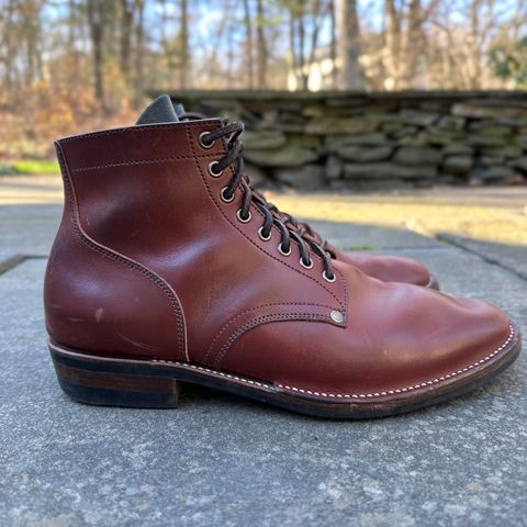NF Bootmaker Milton Boot in Horween Tan Workshoe Butt