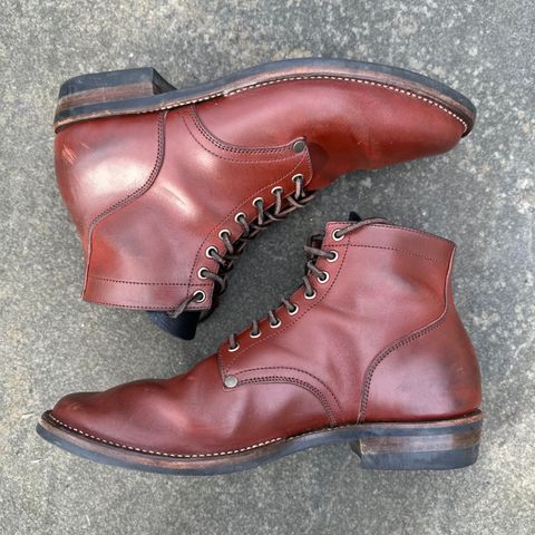 View photo of NF Bootmaker Milton Boot in Horween Tan Workshoe Butt