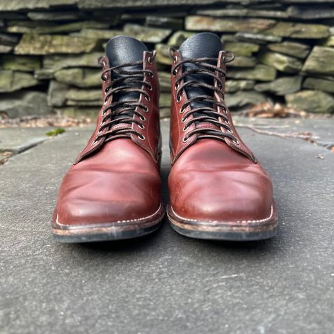 View photo of NF Bootmaker Milton Boot in Horween Tan Workshoe Butt