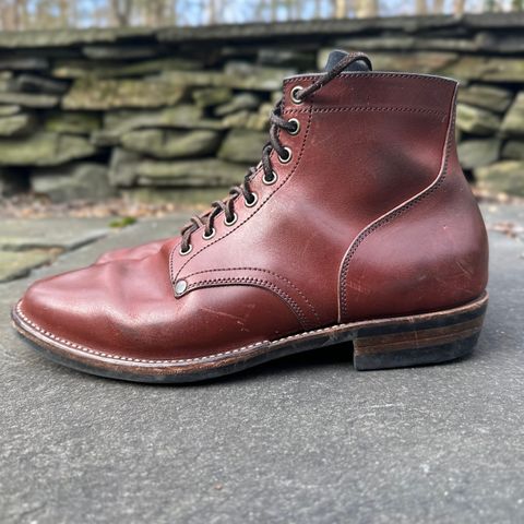 View photo of NF Bootmaker Milton Boot in Horween Tan Workshoe Butt