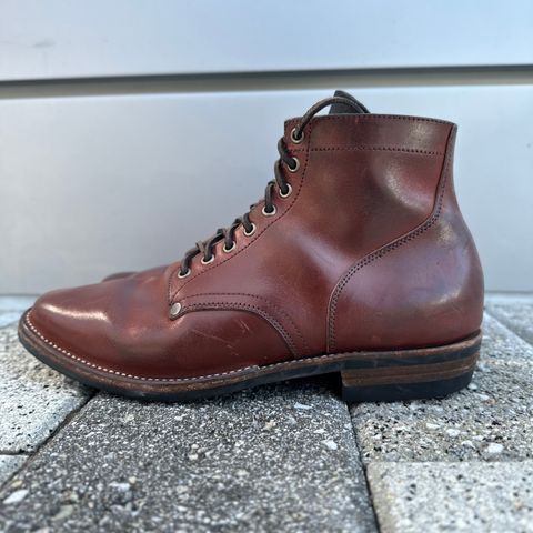 View photo of NF Bootmaker Milton Boot in Horween Tan Workshoe Butt