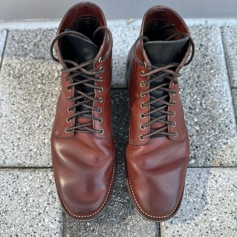 View photo of NF Bootmaker Milton Boot in Horween Tan Workshoe Butt