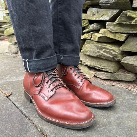 NF Bootmaker Milton Boot in Horween Tan Workshoe Butt