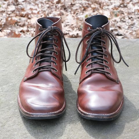 View photo of NF Bootmaker Milton Boot in Horween Tan Workshoe Butt