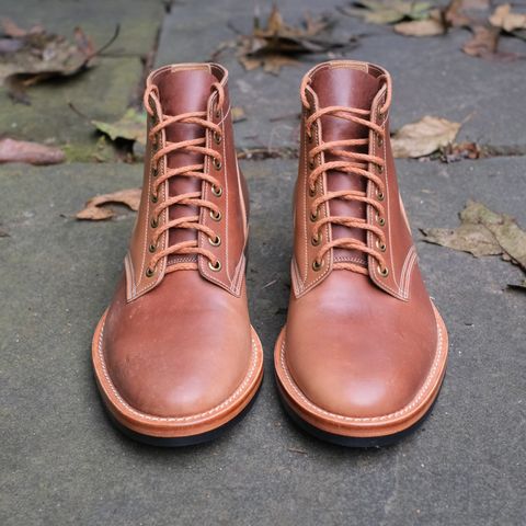 View photo of Onderhoud SVC01 Boondocker in Horween Unglazed Natural Shell Cordovan