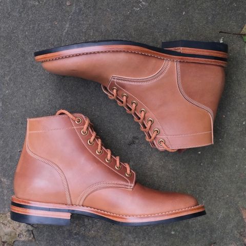 View photo of Onderhoud SVC01 Boondocker in Horween Unglazed Natural Shell Cordovan