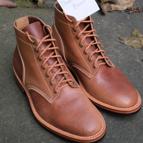 View photo of Onderhoud SVC01 Boondocker in Horween Unglazed Natural Shell Cordovan