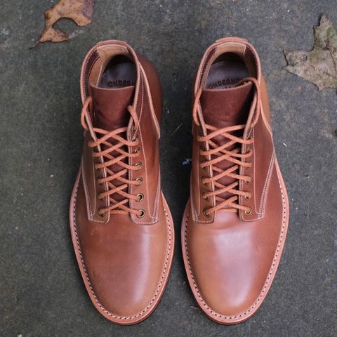 View photo of Onderhoud SVC01 Boondocker in Horween Unglazed Natural Shell Cordovan