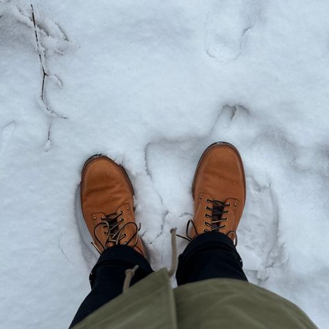 View photo of Iron Boots x Østmo Type 1 in Maryam Natural Horsehide