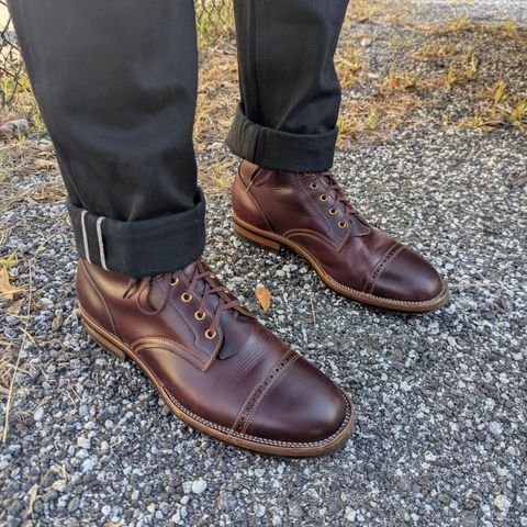 Iron Boots The Chosen One in Seidel Burgundy Double Shot