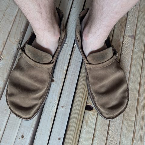 Oak Street Bootmakers Country Loafer in Horween Natural Chromexcel Roughout