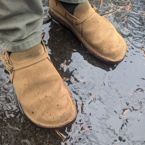 Oak Street Bootmakers Country Loafer in Horween Natural Chromexcel Roughout