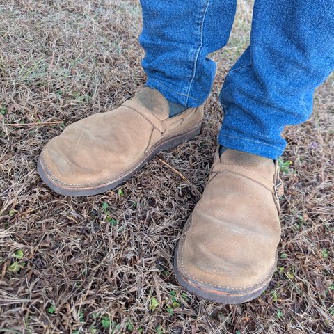 Oak Street Bootmakers Country Loafer in Horween Natural Chromexcel Roughout