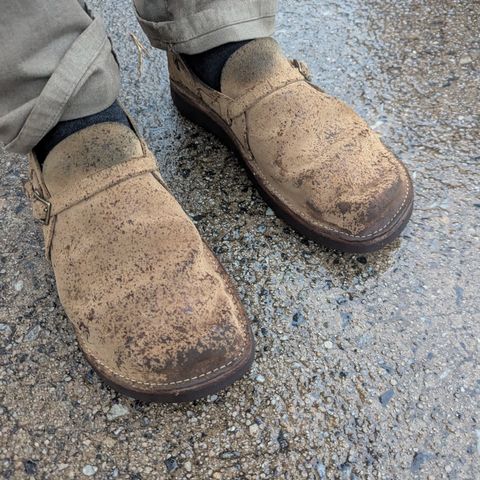 Oak Street Bootmakers Country Loafer in Horween Natural Chromexcel Roughout