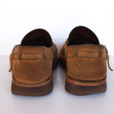 Oak Street Bootmakers Country Loafer in Horween Natural Chromexcel Roughout