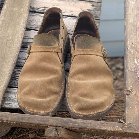 Oak Street Bootmakers Country Loafer in Horween Natural Chromexcel Roughout
