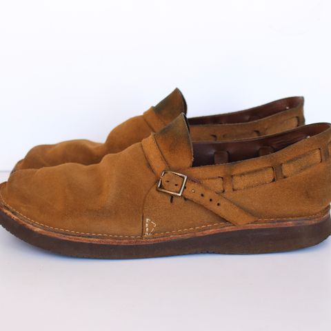 Oak Street Bootmakers Country Loafer in Horween Natural Chromexcel Roughout