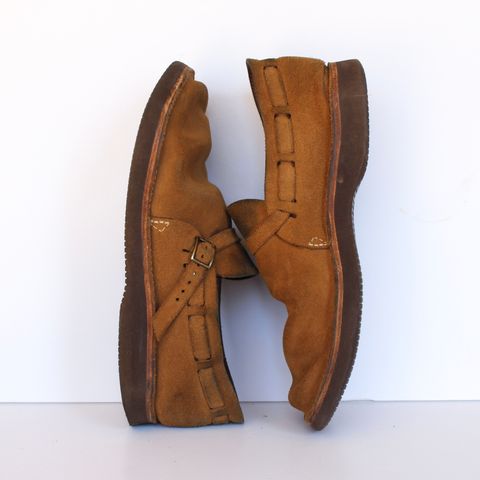 Oak Street Bootmakers Country Loafer in Horween Natural Chromexcel Roughout