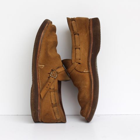 Oak Street Bootmakers Country Loafer in Horween Natural Chromexcel Roughout