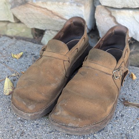 Oak Street Bootmakers Country Loafer in Horween Natural Chromexcel Roughout