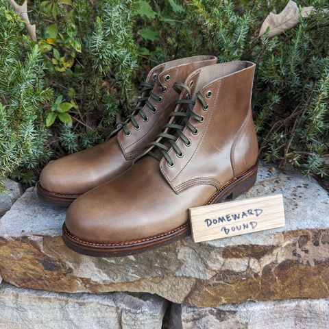 Oak Street Bootmakers Field Boot in Horween Natural Chromexcel