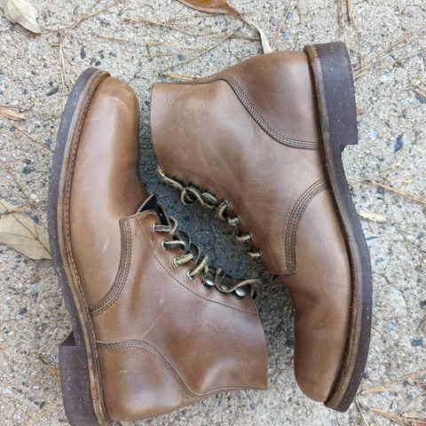 Oak Street Bootmakers Field Boot in Horween Natural Chromexcel