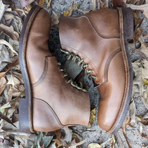 Oak Street Bootmakers Field Boot in Horween Natural Chromexcel