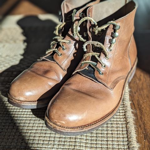 Oak Street Bootmakers Field Boot in Horween Natural Chromexcel